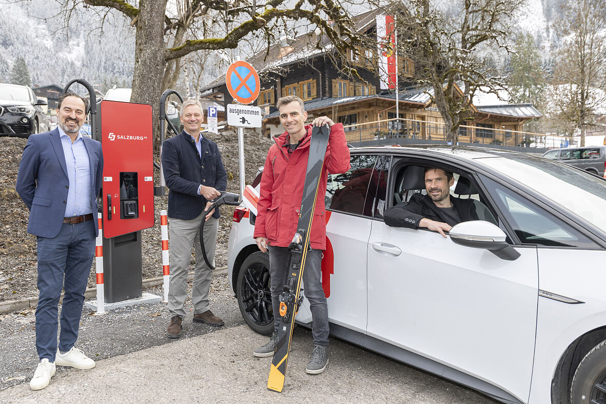 2000 Ladepunkt der Salzburg AG in Werfenweng