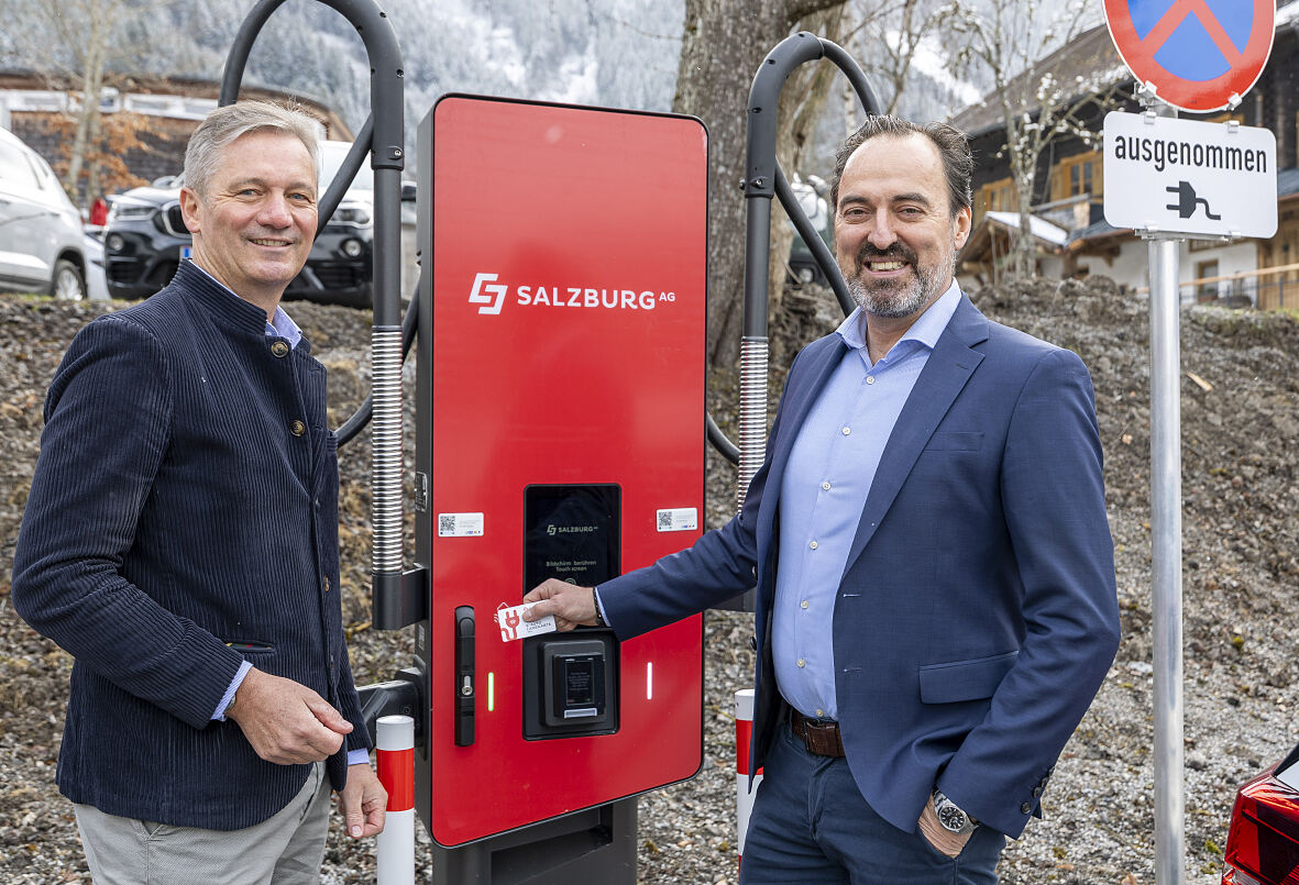 2000 Ladepunkt der Salzburg AG in Werfenweng