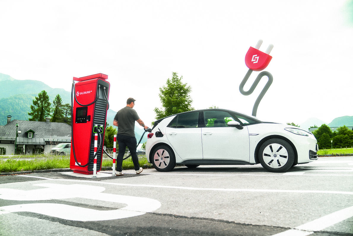 Ladehub der Salzburg AG in St. Gilgen