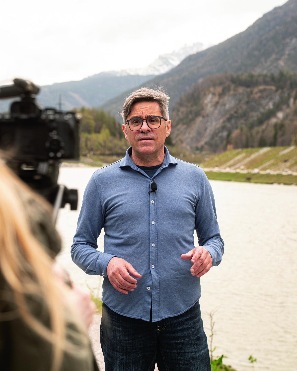 Andreas Jäger für die Salzburg AG im Einsatz