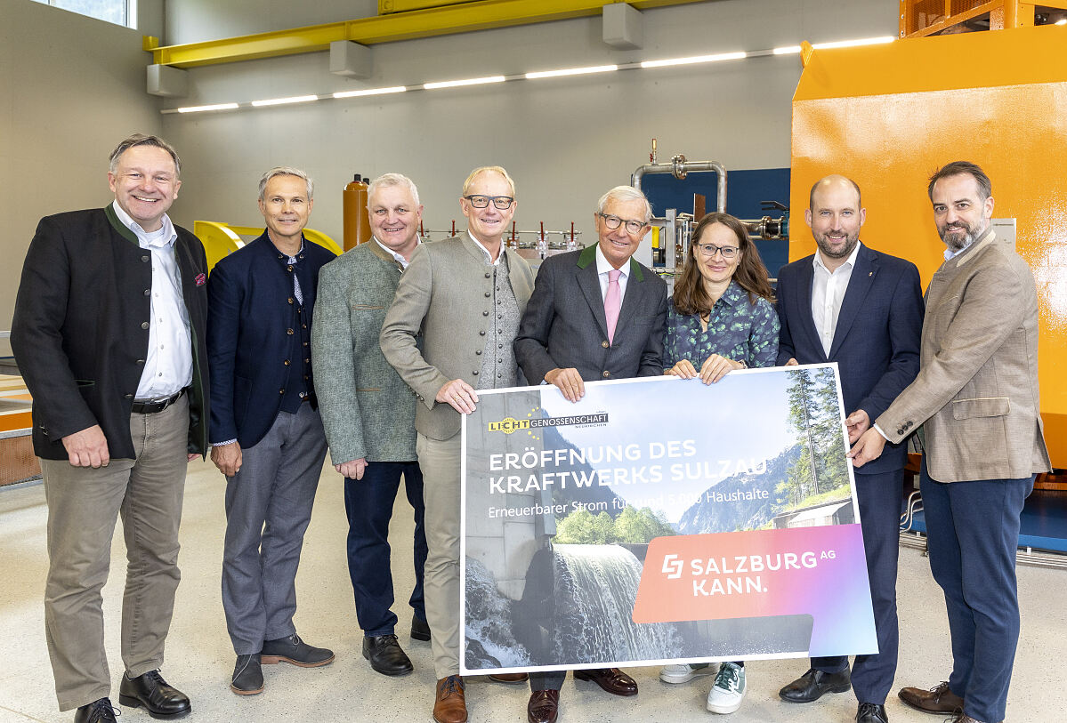 Eröffnung des Wasserkraftwerkes Sulzau im Oberpinzgau