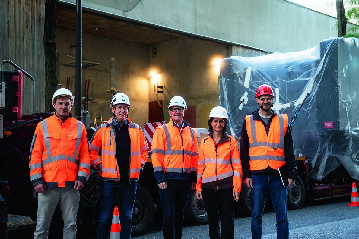 Einhub Trafo im HKW Mitte