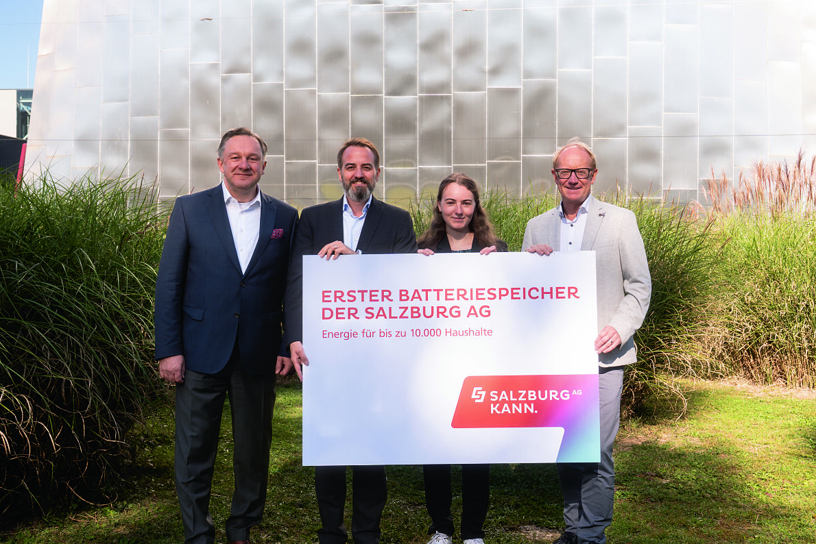 Spatenstich Batteriespeicher