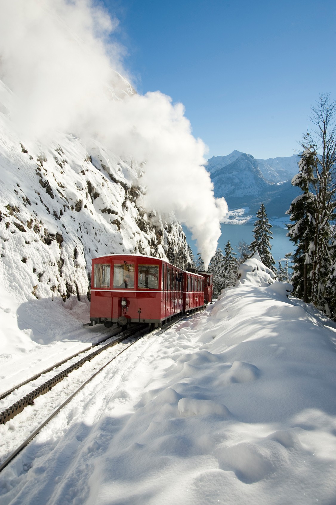 SchafbergBahn im Winter