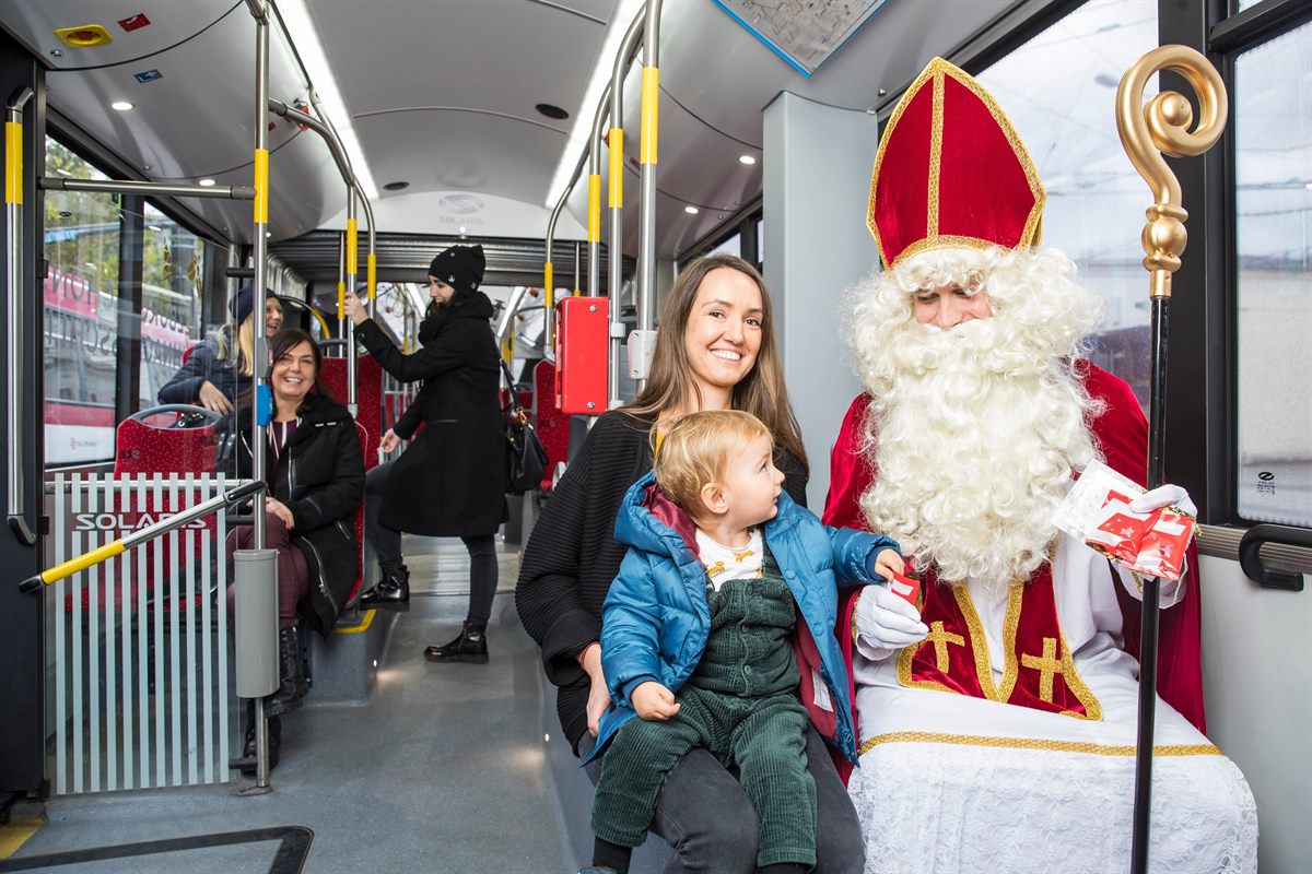 Am 6. Dezember fährt der Nikolaus Obus