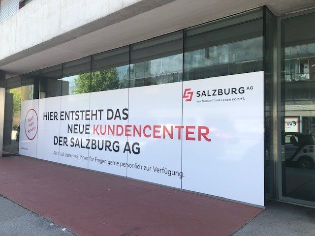 Das Kundencenter der Salzburg AG zieht um.