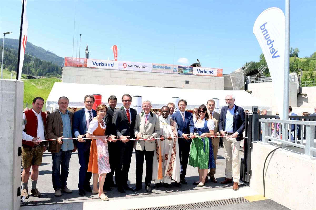 Das neue Salzach-Kraftwerk Gries wurde am 13. Juni 2019 feierlich eröffnet.