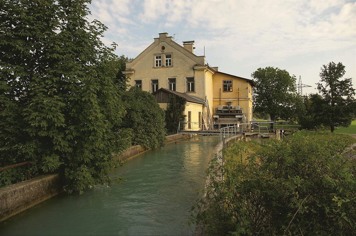 Das Wasserkraftwerk Eichetmühle in Grödig feiert 120 Jahre Jubiläum