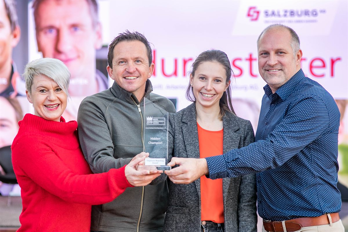 Die Salzburg AG wurde mit dem Employer Branding Award ausgezeichnet.