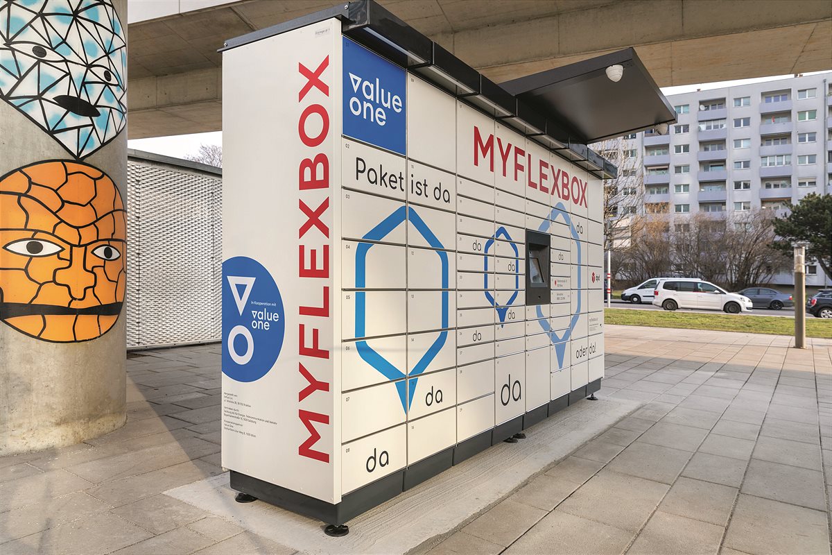 Smart Locker im Viertel Zwei