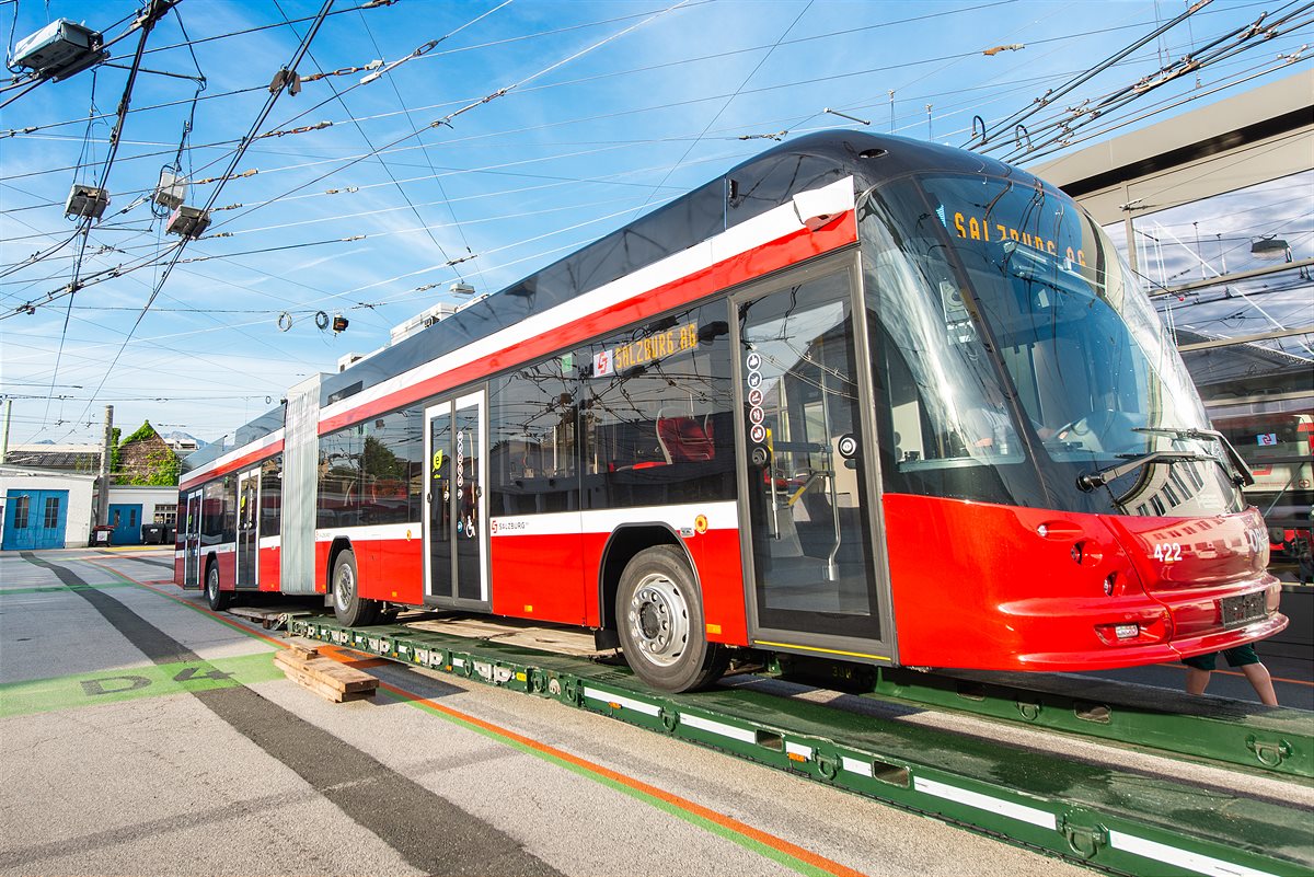 Sieben neue eObusse für die Salzburg AG