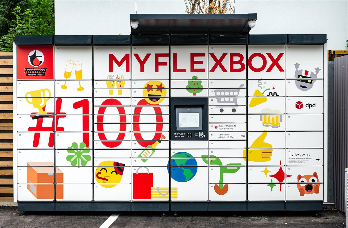 Der 100. Locker für MYFLEXBOX