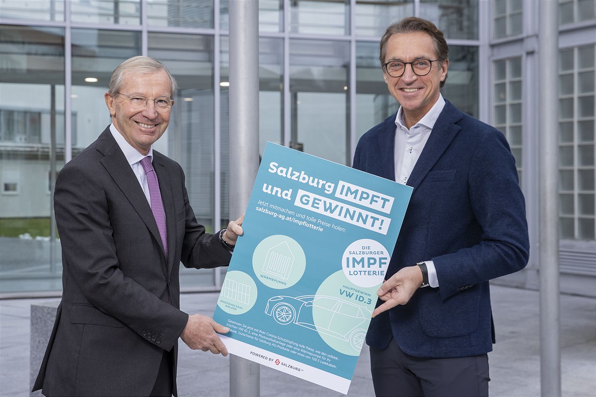 Salzburg AG startet Impflotterie
