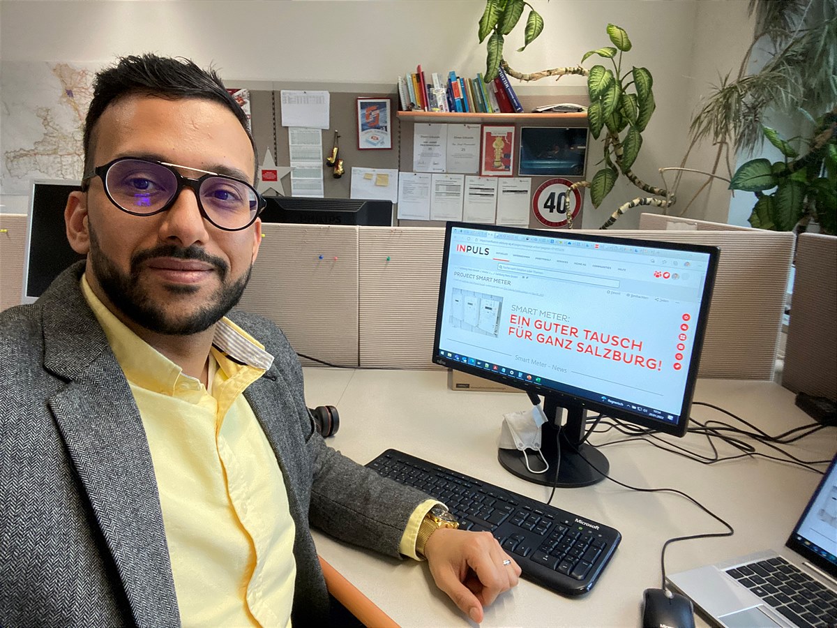 Mohamed Abbes bei der Arbeit.
