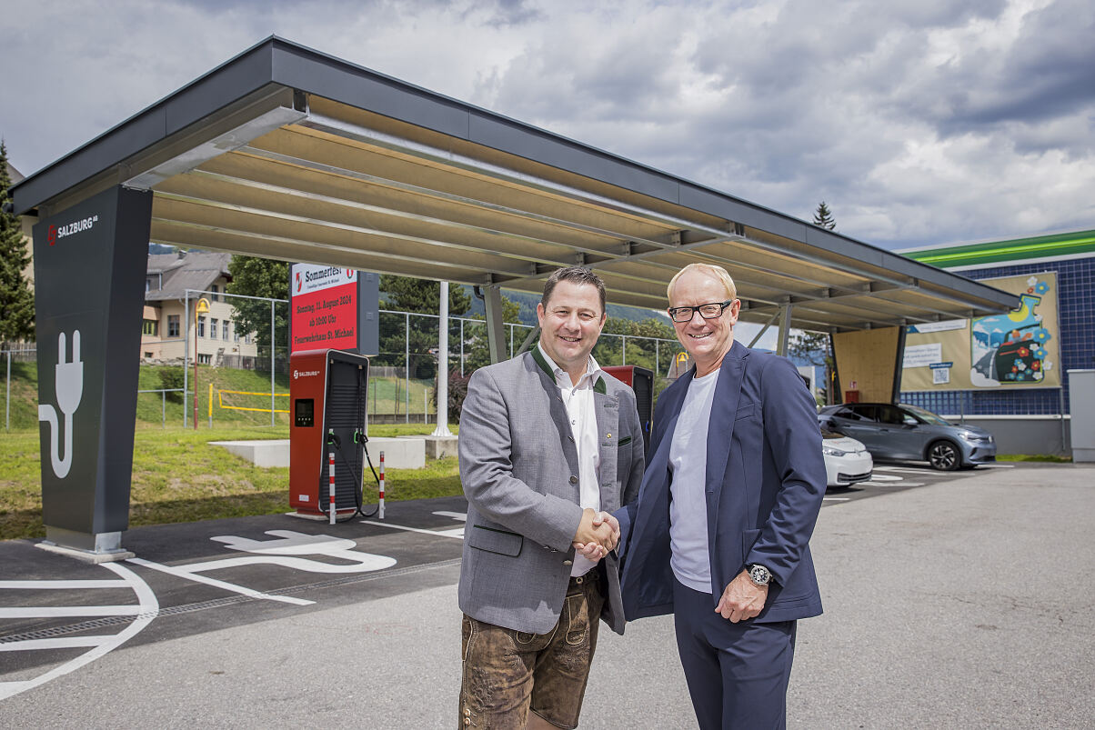 Eröffnung des Ladeparks St. Michael im Lungau