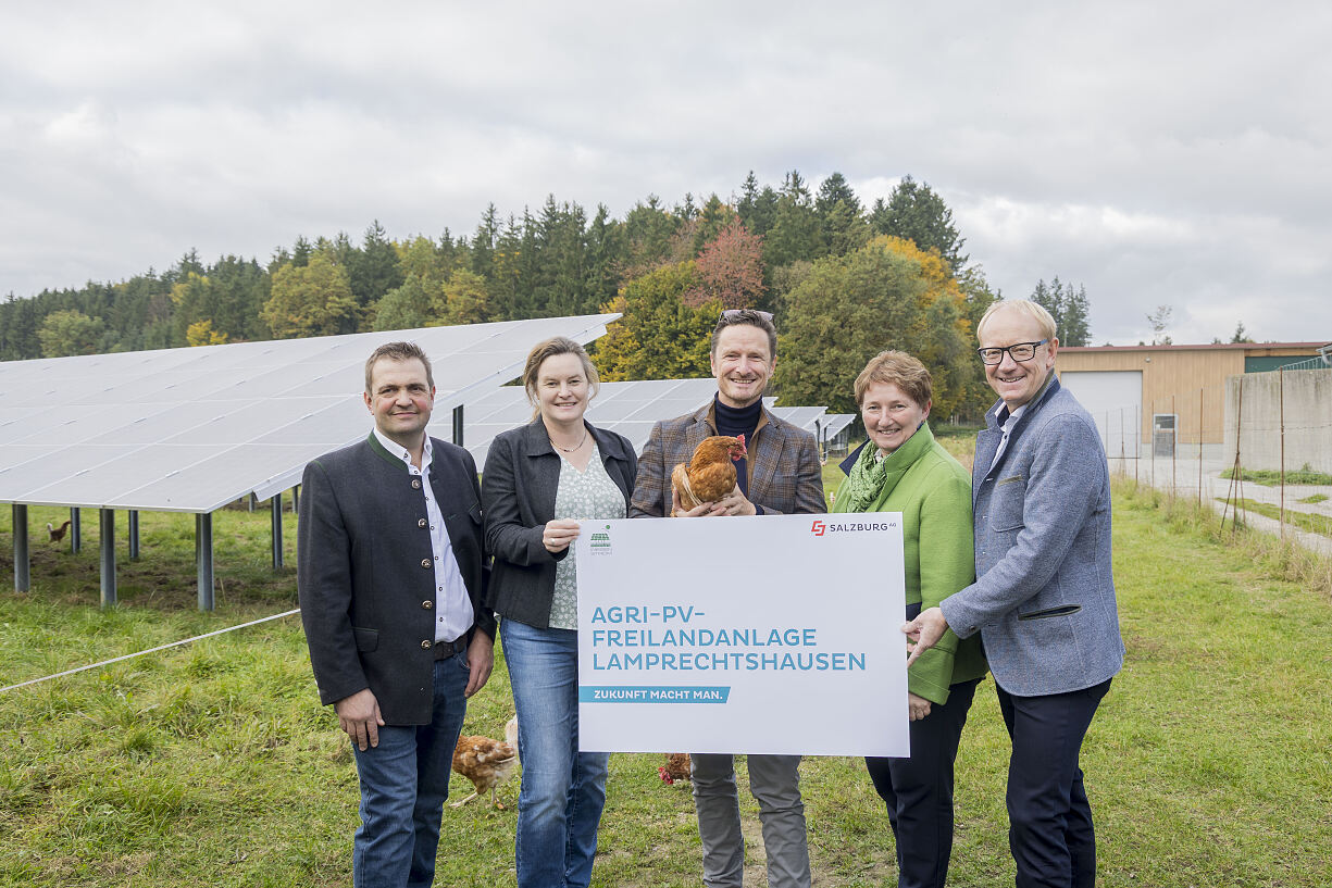 Agri-PV-Anlage in Lamprechtshausen
