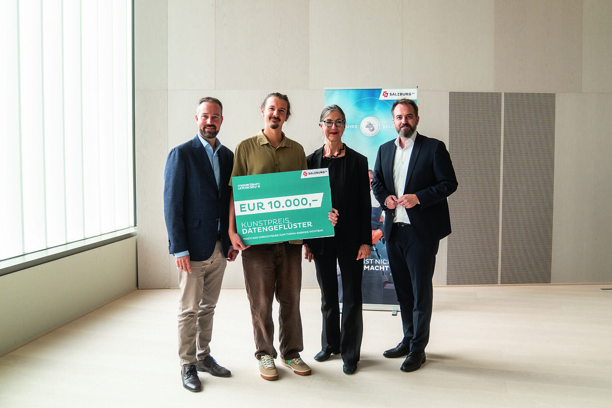 Salzburg AG-Kunstpreis an Lukas Stangl verliehen