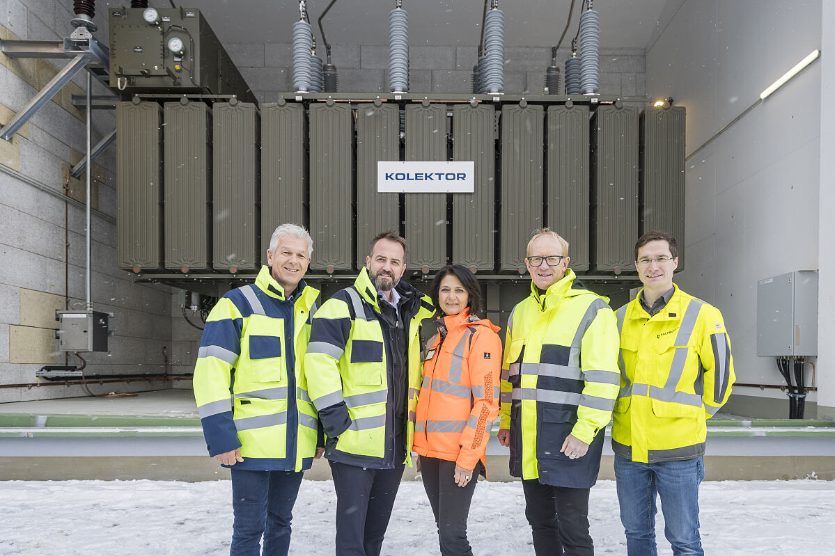 Inbetriebnahme Umspannwerk Dienten